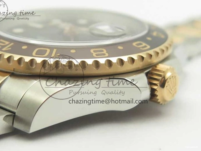 SS SS RG II Edition Black RG Black Bezel Best Dial GMF 126711CHNR 904L on GMT-Master Ceramic 904L Brown A2836 Bracelet 0510